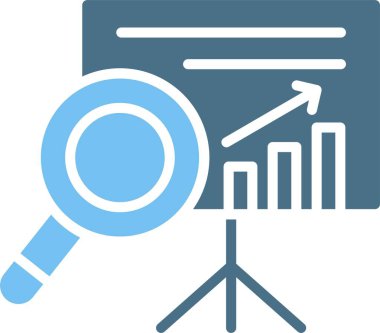 Analiz Kalıbı İki Renk Simgesi