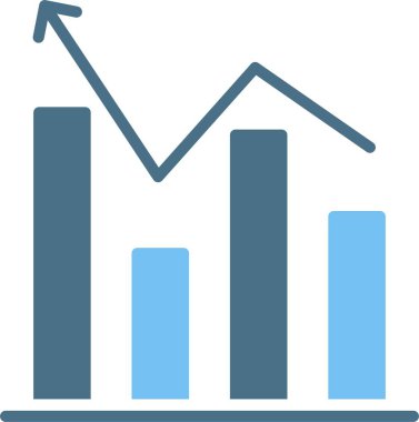 Grafik Grafiği İki Renk Simgesi