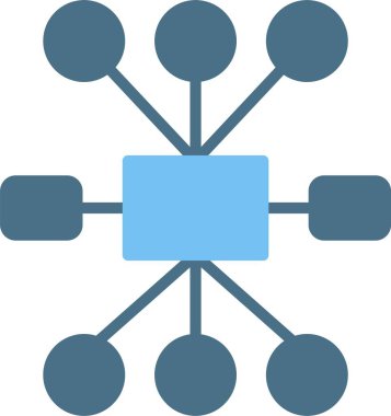 Hiyerarşi Kabartması İki Renk Simgesi