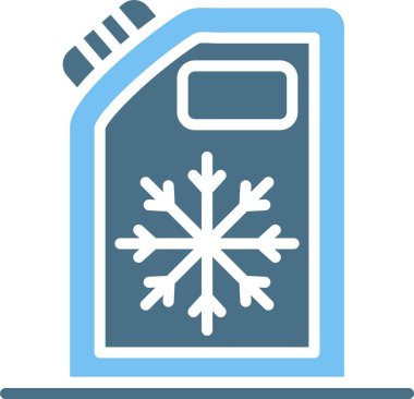 Soğutucu Kabartma İki Renk Simgesi