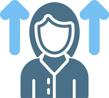 Evrim Kabartması İki Renk Simgesi