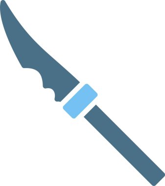 Naginata Kabartması İki Renk Simgesi