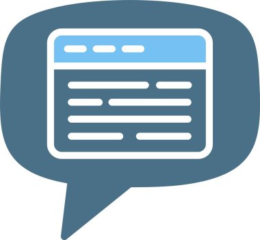 Web Kabartma İki Renk Simgesi