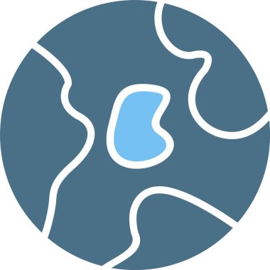 Globe Glyph İki Renk Simgesi