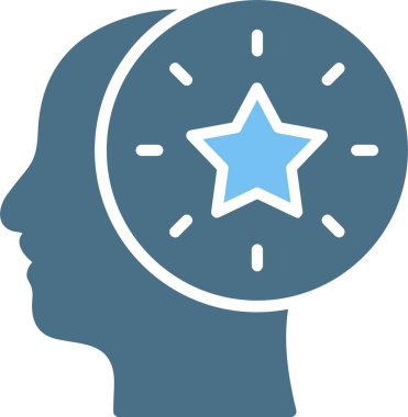 Akıllı Kabartma İki Renk Simgesi