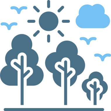 Öğleden Sonra İki Renk Simgesi