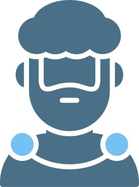 Herkül Kabartması İki Renk Simgesi