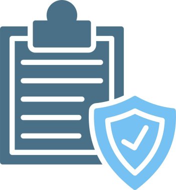 Sigorta Kabartması İki Renk Simgesi