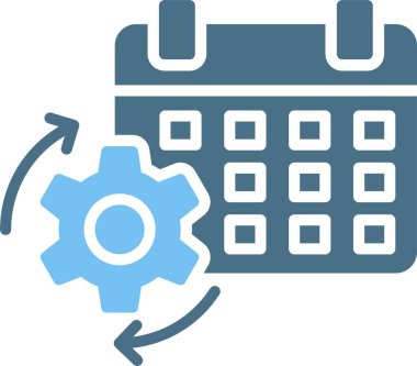 İşlem Kabartması İki Renk Simgesi