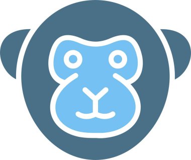 Capuchin Kabartma İki Renk Simgesi