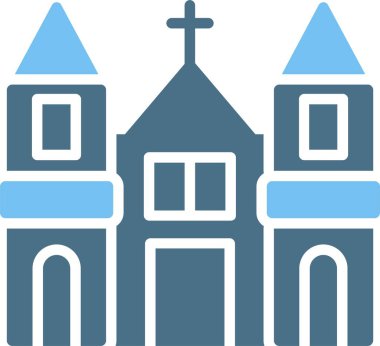 Katolik Kabartma İki Renk Simgesi