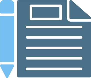 Sözleşme Kabartma İki Renk Simgesi