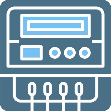 Metre Kabartması İki Renk Simgesi