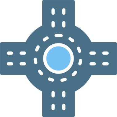 Yuvarlak Kabartma İki Renk Simgesi