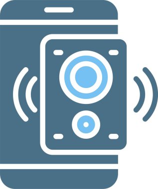 Hoparlör İki Renk Simgesi