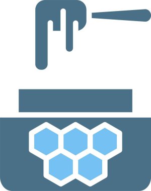 Ağda Kabartması İki Renk Simgesi