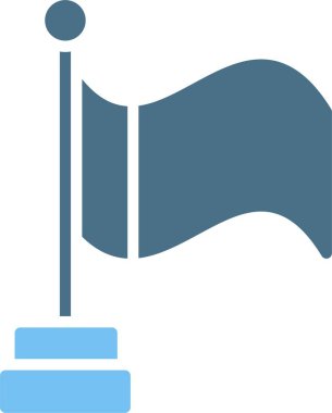 Bayrak Sembolü İki Renk Simgesi