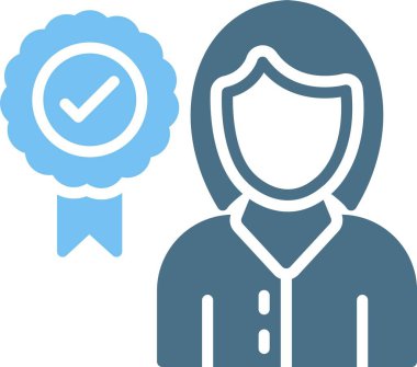 Seçili Kabartma İki Renk Simgesi