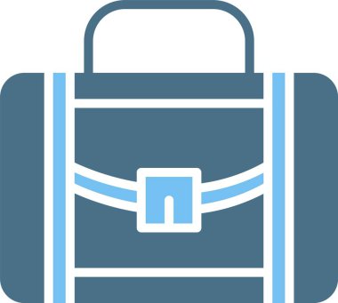 Çanta Kabartması İki Renk Simgesi