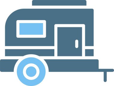 Karavan Kabartması İki Renk Simgesi