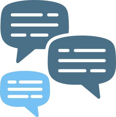 Yorum Kabartması İki Renk Simgesi