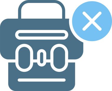 Çalışma Kabartması Yok İki Renk Simgesi