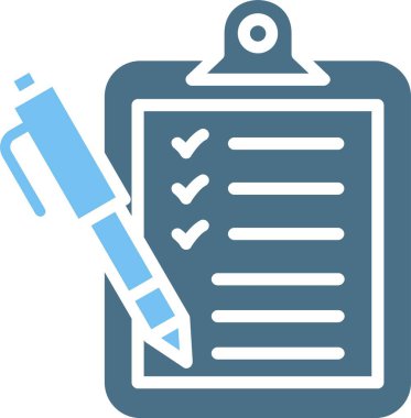 Anket Kabartması İki Renk Simgesi