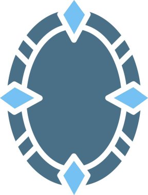 Çerçeve Kabartma İki Renk Simgesi