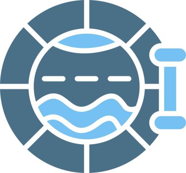 Pencere Deliği İki Renk Simgesi