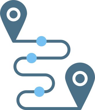 Yönlendirici Kabartma İki Renk Simgesi