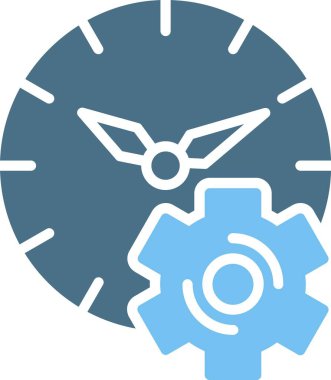 Yönetim Kabartması İki Renk Simgesi