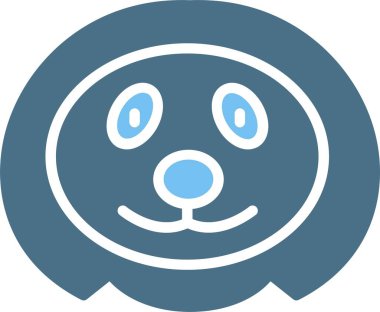 Tembel Kabartma İki Renk Simgesi