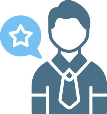 En İyi Çalışan Kabartma İki Renk Simgesi