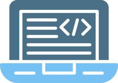 Kodlama Kabartması İki Renk Simgesi