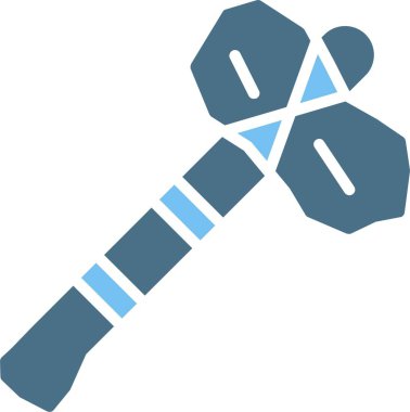 Tarih Öncesi Balta Kabartması İki Renk Simgesi