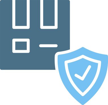 Güvenlik Sembolü İki Renk Simgesi