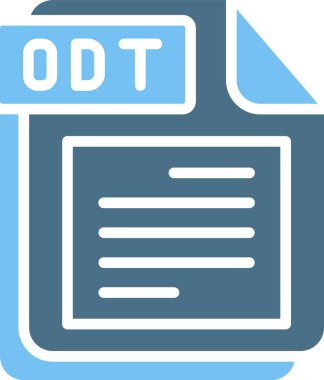 ODT Kabartma İki Renk Simgesi