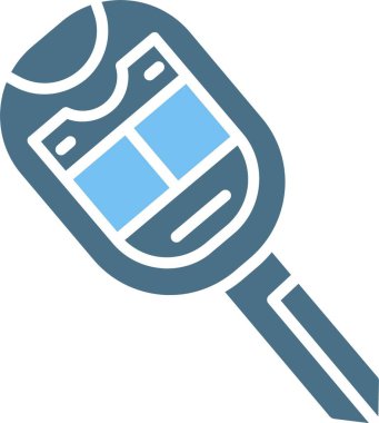 Otomobil Anahtarı İki Renk Simgesi