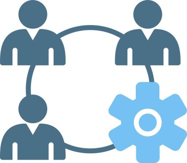 Ortak Kabartma İki Renk Simgesi