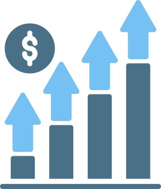 Büyüme Kabartması İki Renk Simgesi