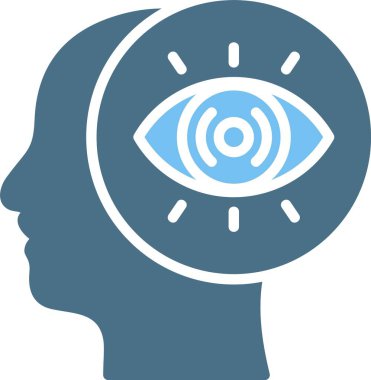 Görünüm Kabartması İki Renk Simgesi