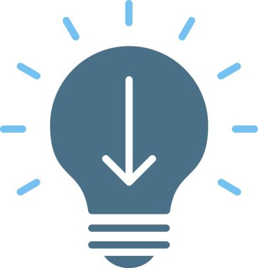 Ok Kabartması İki Renk Simgesi