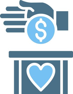 Glyph İki Renk Simgesini Bağışla