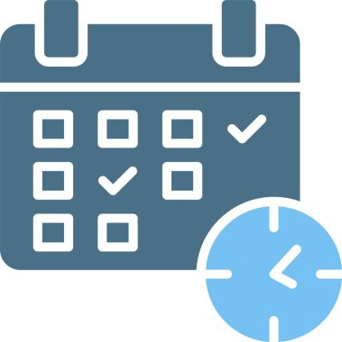 Olay Zamanı İki Renk Simgesi Simgesi