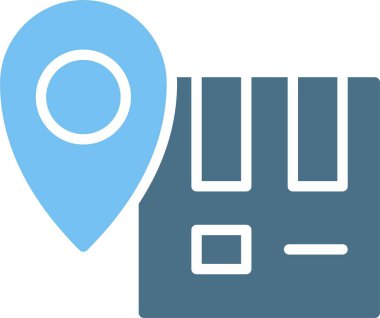 Konum Glyph İki Renk Simgesi