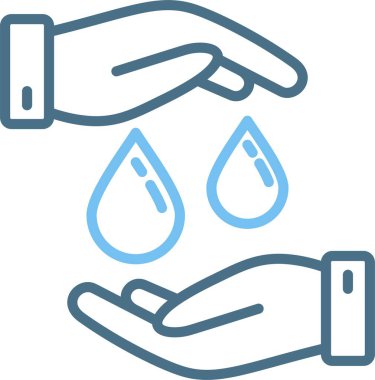 Kan Çizgisi İki Renk Simgesi