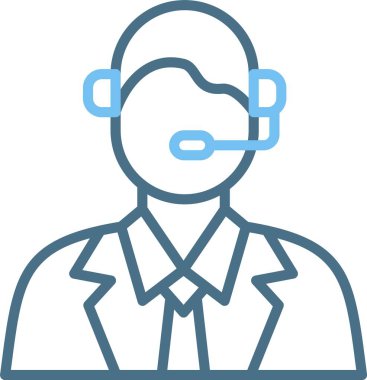 Müşteri Hizmeti İkinci Renk Simgesi