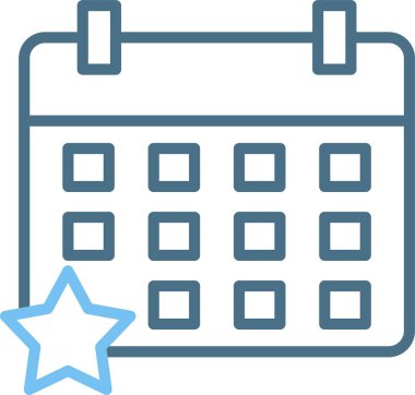 Olay Satırı İki Renk Simgesi