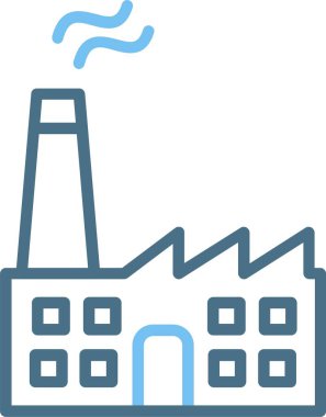 Fabrika Satırı İki Renk Simgesi