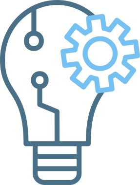 Fikir Satırı İki Renk Simgesi